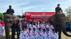 Camat Lembah Seulawah Lepas Karnaval Sambut HUT RI ke 81