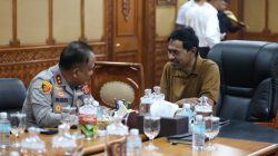 Gubernur Mualem Bersama Kapolda dan Ketua DPRA Bahas Mitigasi Bencana