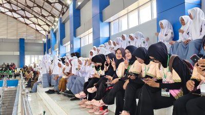 Ratusan Pelajar Ramaikan Pembukaan Pra PORA Bola Voli di JAC Kota Jantho