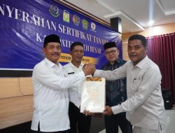 Wabup Syukri Apresiasi Sertifikasi Tanah Waqaf di Aceh Besar