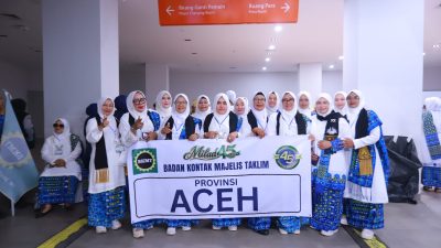BKMT Aceh Besar Hadiri Tasyakur Milad ke-45 BKMT di Jakarta