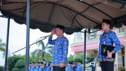 Wakil Bupati Aceh Besar Pimpin Upacara Hardikda ke-67 di Kota Jantho