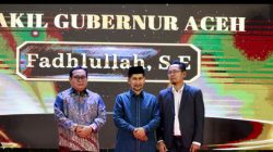 Pemerintah Aceh Bertabur Penghargaan, kini Wagub Aceh Sebagai Tokoh Penguat Ekonomi Syariah