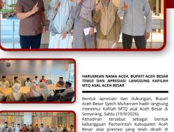 Bupati Syech Muharram Kunjungi Qari dan Qariah Aceh Besar di Semarang