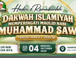 Ingat 4 Oktober! Abuya Habibie Waly Dakwah Maulid Nabi 