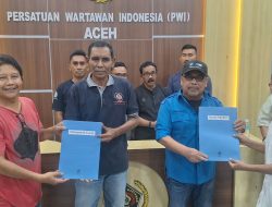Hari Pertama Pendaftaran, Dua Calon Ketua dan Dua Calon DKP PWI Aceh Mendaftar