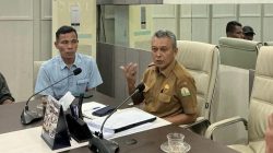 Stafsus Gubernur Aceh Nektu Bahas Progres Pemulihan Lahan Pertanian dengan Plt Kadistanbun