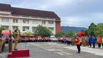 Pj Sekda Aceh Pimpin Apel Kesiapsiagaan Bencana, Antisipasi Puncak Musim Hujan